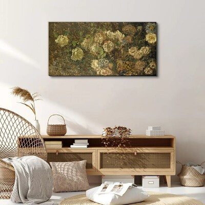 Obraz na plátne Abstrakcie mincí kvetín