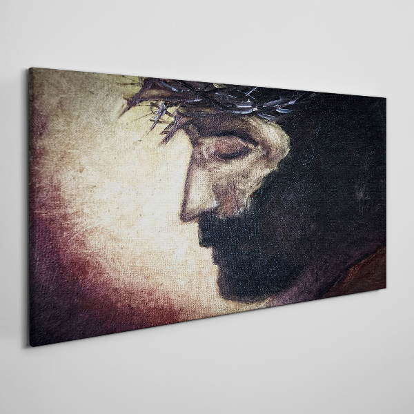 Obraz canvas Portrét s tŕňovou korunou