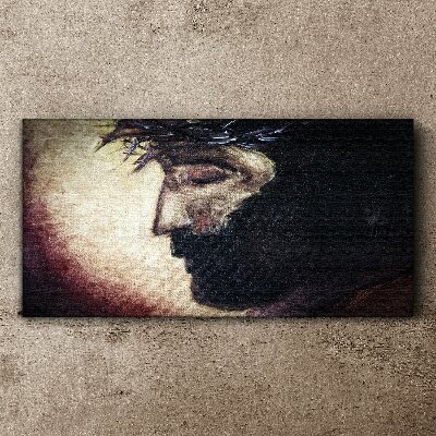 Obraz canvas Portrét s tŕňovou korunou