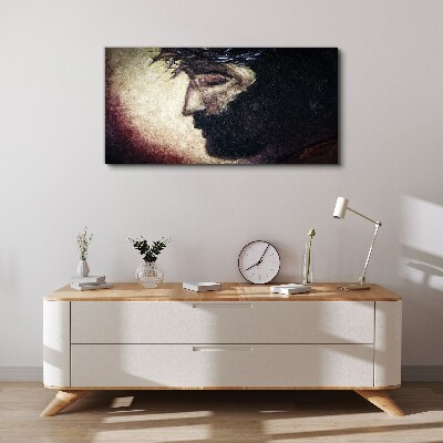 Obraz canvas Portrét s tŕňovou korunou