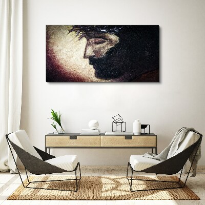 Obraz canvas Portrét s tŕňovou korunou