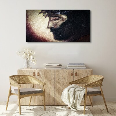 Obraz canvas Portrét s tŕňovou korunou