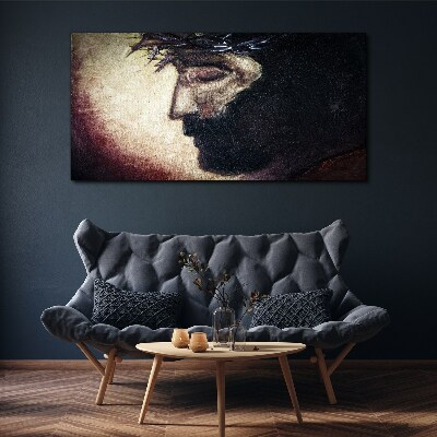 Obraz canvas Portrét s tŕňovou korunou