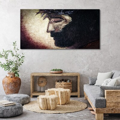 Obraz canvas Portrét s tŕňovou korunou