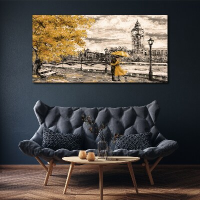 Obraz canvas Zlatá jeseň v Londýne