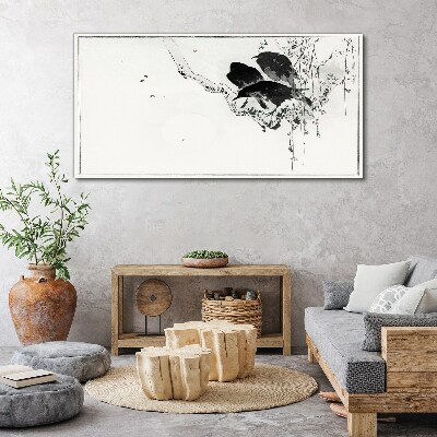 Obraz na plátne Pobočky zvierat vtákov