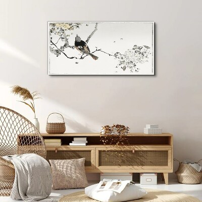 Obraz na plátne Vetva zvierat vták