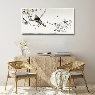 Obraz na plátne Vetva zvierat vták