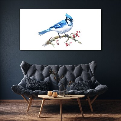 Obraz canvas Abstrakcia ovocie zvieracie vták