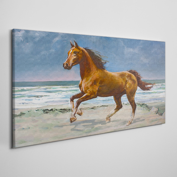 Obraz canvas Cválajúci kôň od neznámeho umelca