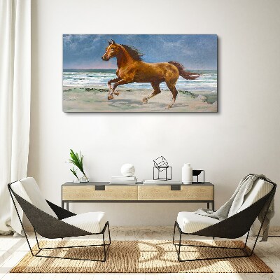 Obraz canvas Cválajúci kôň od neznámeho umelca