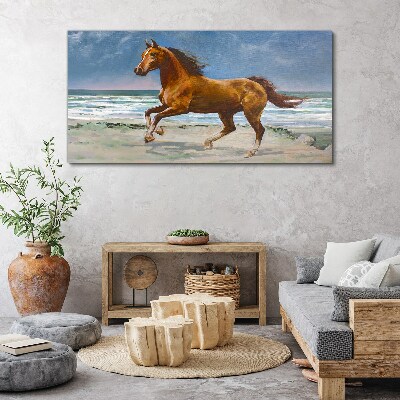 Obraz canvas Cválajúci kôň od neznámeho umelca