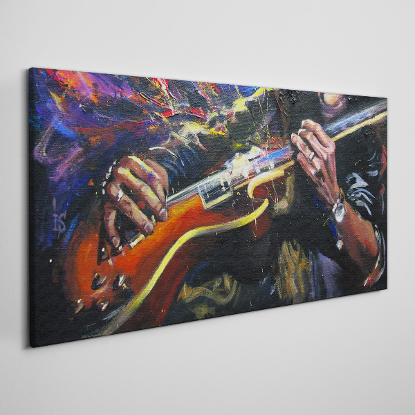 Obraz canvas Hudobná vášeň vo farbách