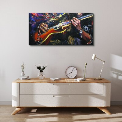Obraz canvas Hudobná vášeň vo farbách