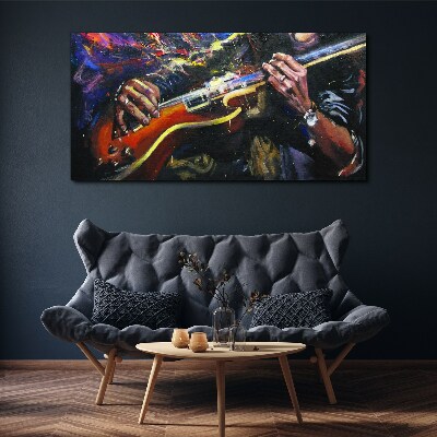Obraz canvas Hudobná vášeň vo farbách