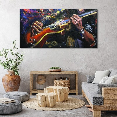 Obraz canvas Hudobná vášeň vo farbách