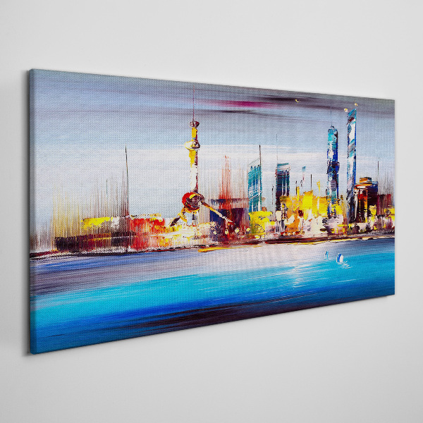 Obraz canvas Moderná panoráma mesta