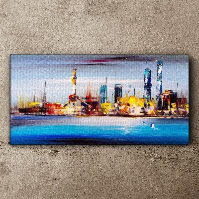 Obraz canvas Moderná panoráma mesta