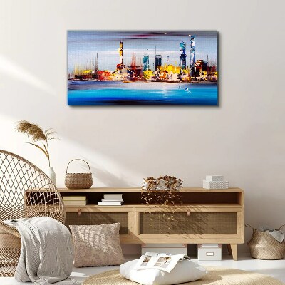 Obraz canvas Moderná panoráma mesta