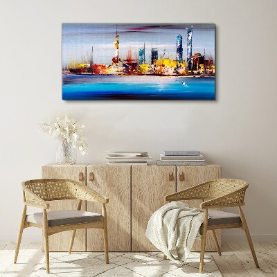 Obraz canvas Moderná panoráma mesta