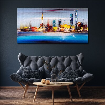 Obraz canvas Moderná panoráma mesta
