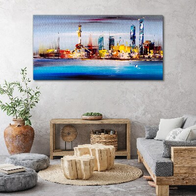 Obraz canvas Moderná panoráma mesta