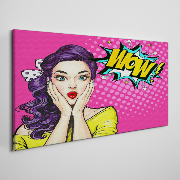 Obraz canvas Pop-artové prekvapenie