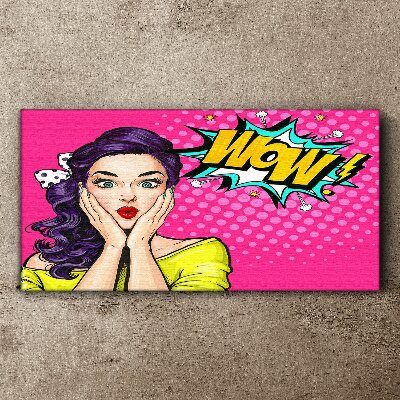Obraz canvas Pop-artové prekvapenie