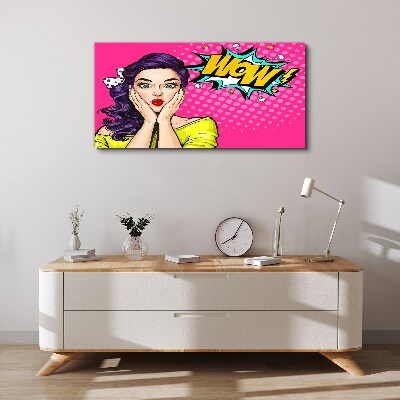 Obraz canvas Pop-artové prekvapenie