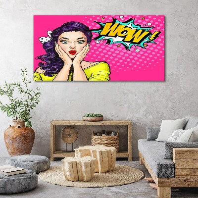 Obraz canvas Pop-artové prekvapenie