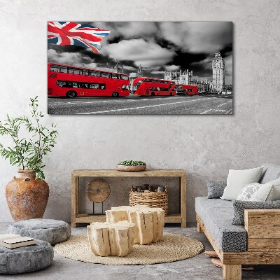 Obraz canvas Cestné londýnsky autobus