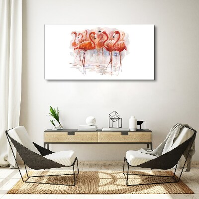 Obraz canvas Abstraktné zvieracie plameniak
