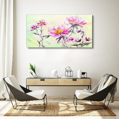 Obraz canvas Kvetinové sny v jemných odtieňoch