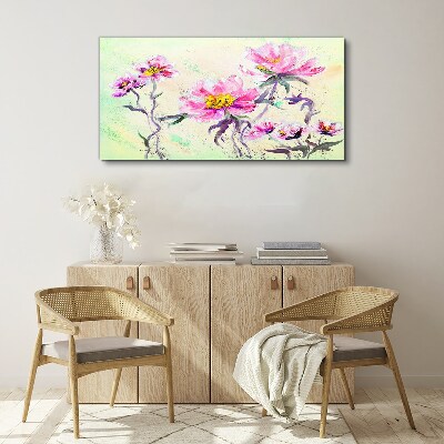 Obraz canvas Kvetinové sny v jemných odtieňoch