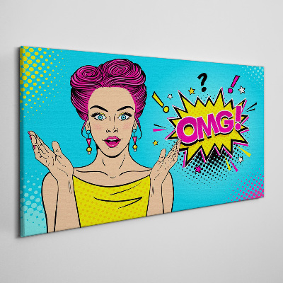 Obraz canvas Pop-artové prekvapenie