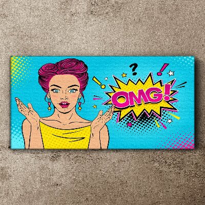 Obraz canvas Pop-artové prekvapenie