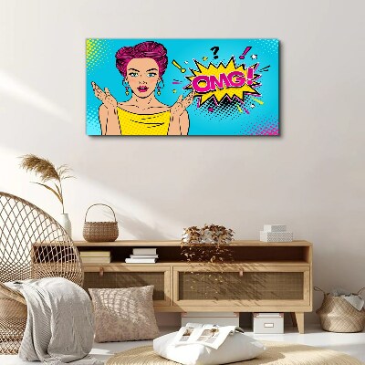 Obraz canvas Pop-artové prekvapenie