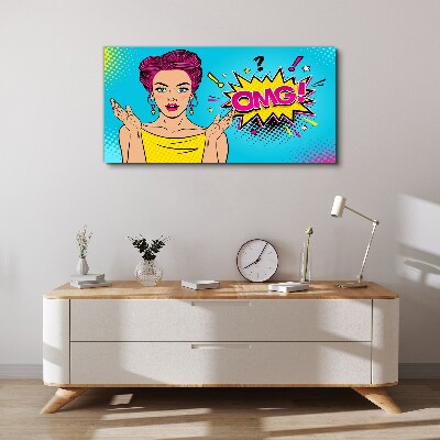 Obraz canvas Pop-artové prekvapenie
