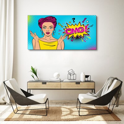 Obraz canvas Pop-artové prekvapenie
