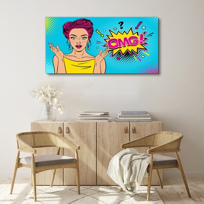 Obraz canvas Pop-artové prekvapenie