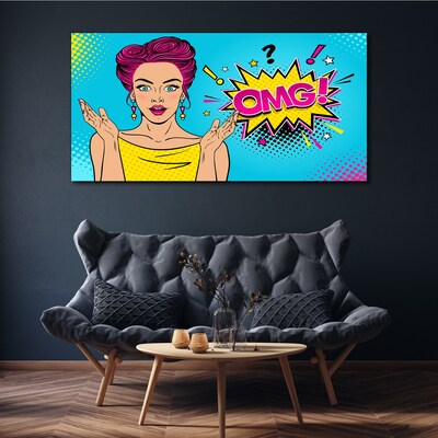 Obraz canvas Pop-artové prekvapenie