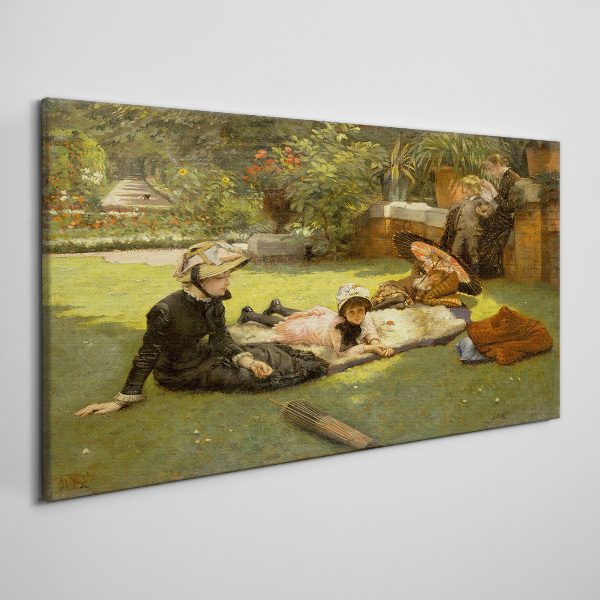 Obraz canvas Letné popoludnie v záhrade