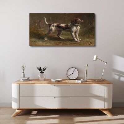 Obraz canvas Moderné lesné zvieracie pes