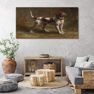 Obraz canvas Moderné lesné zvieracie pes