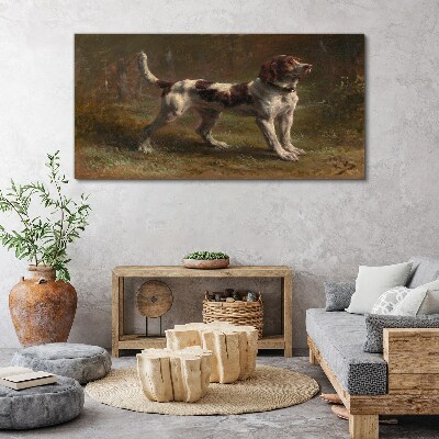 Obraz canvas Portrét psa v prírode
