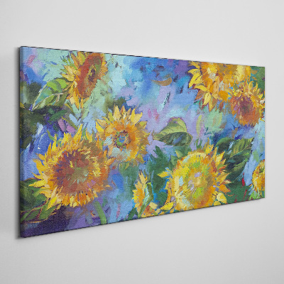 Obraz na plátne kvety slnečníc