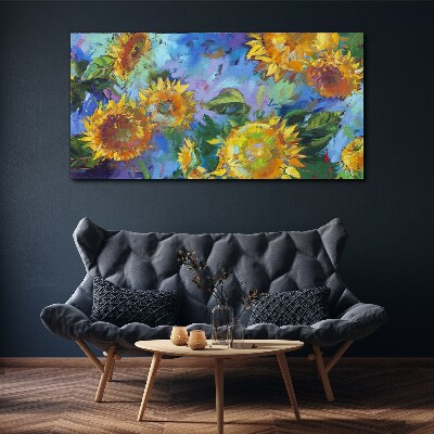 Obraz na plátne kvety slnečníc