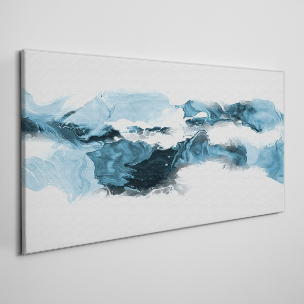 Obraz canvas Vlny oceánu v odtieňoch modrej