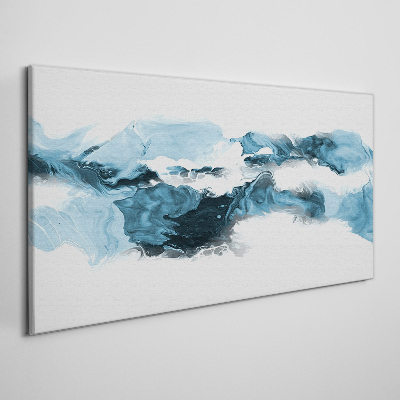 Obraz canvas Vlny oceánu v odtieňoch modrej