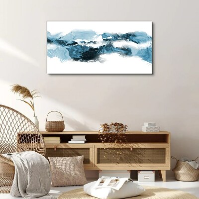 Obraz canvas Vlny oceánu v odtieňoch modrej